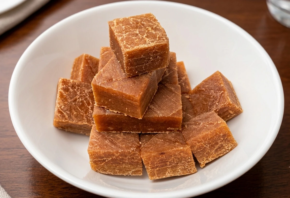 Mango Jelly - Jaggery (Mamidi Thandra)