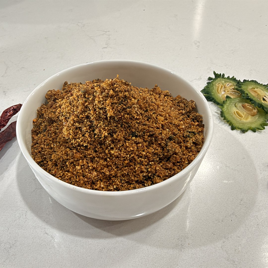 Kakarakaya Karam Podi / Bitter Gourd Podi 2