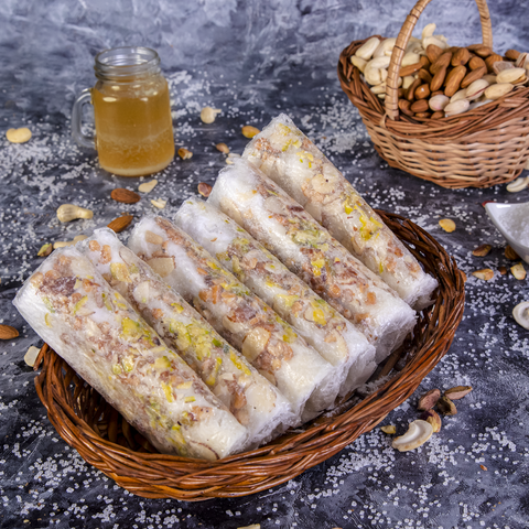 Putharekulu - Sugar - Kaju Badam Pista